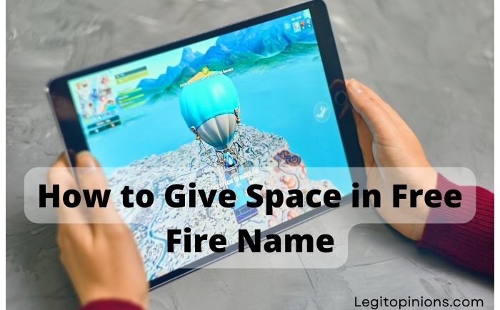 How to Give Space in Free Fire Name