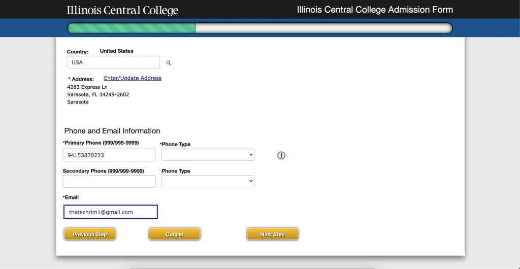 Illinois Central College Edu Email Account Sign Up