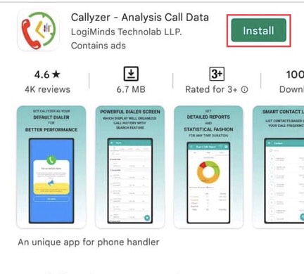 Callyzer App to Check Total Call Duration on Android Phone