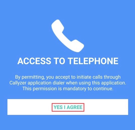 Give access to Telephone