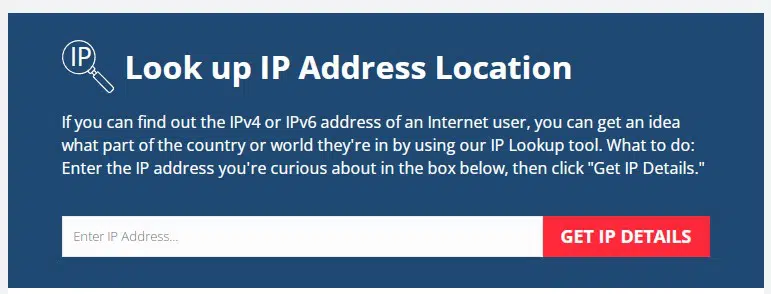 Lookup IP Address Location