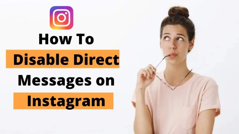 How to Disable Direct Messages (DMs) on Instagram